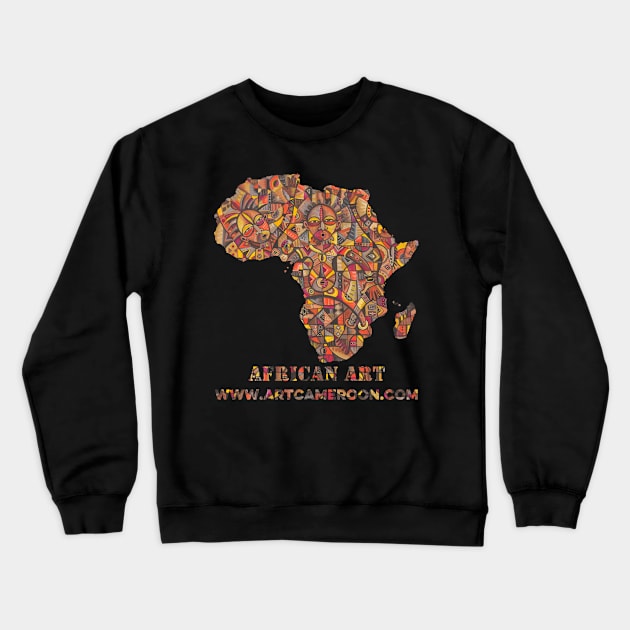 African Dancers Crewneck Sweatshirt by ArtCameroon